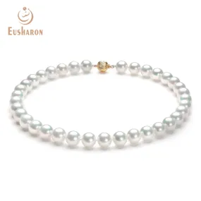 9-12mm AAA  White Edison Pearl Necklace