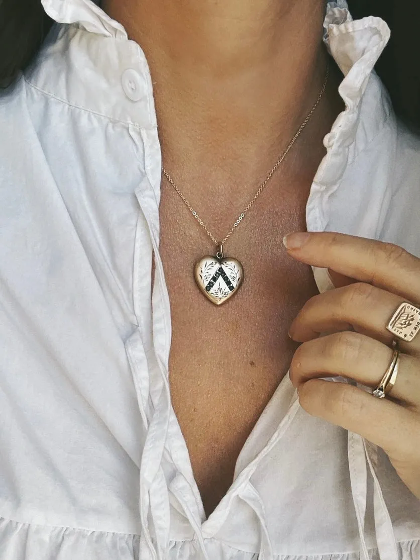 Blackheart Antique Victorian Locket