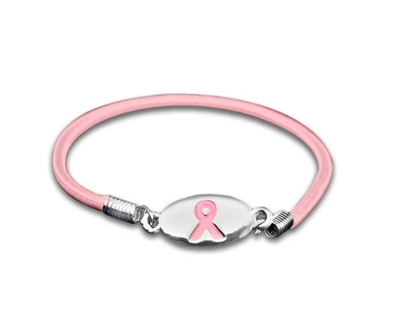 Breast Cancer Ribbon Stretch Bracelets