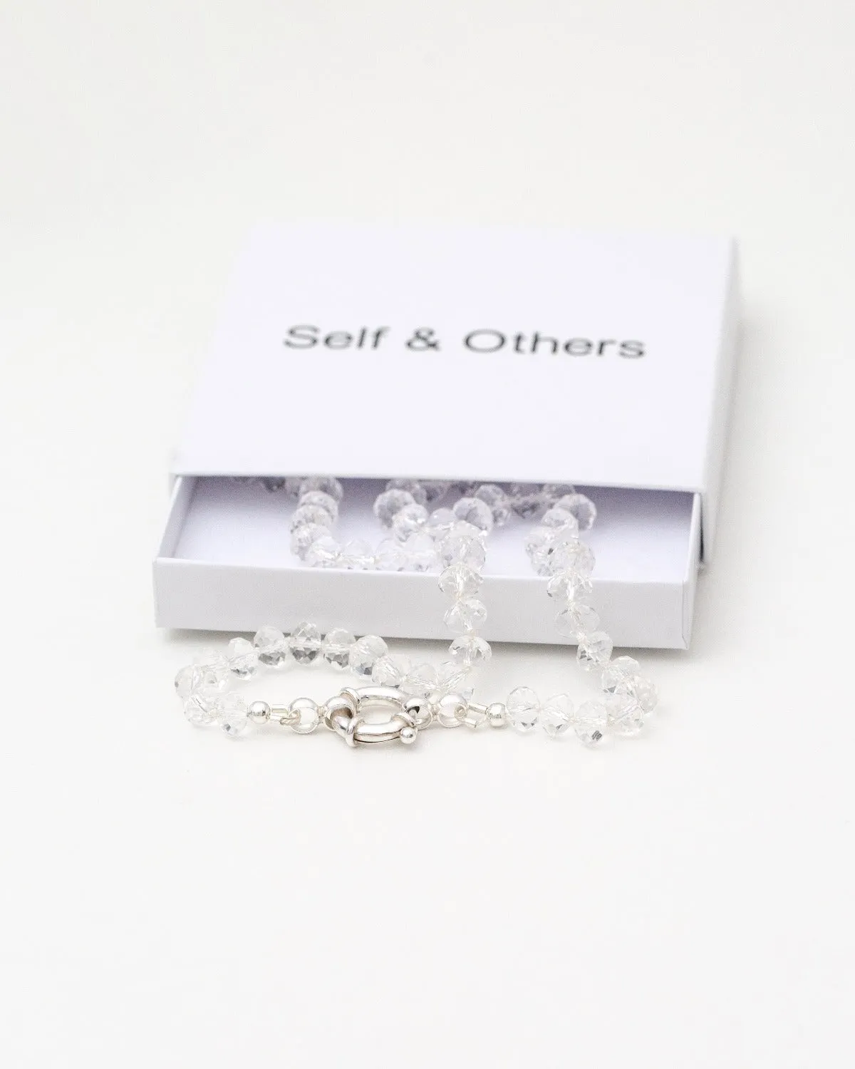 Clear Quartz Crystal Candy Necklace – Faceted