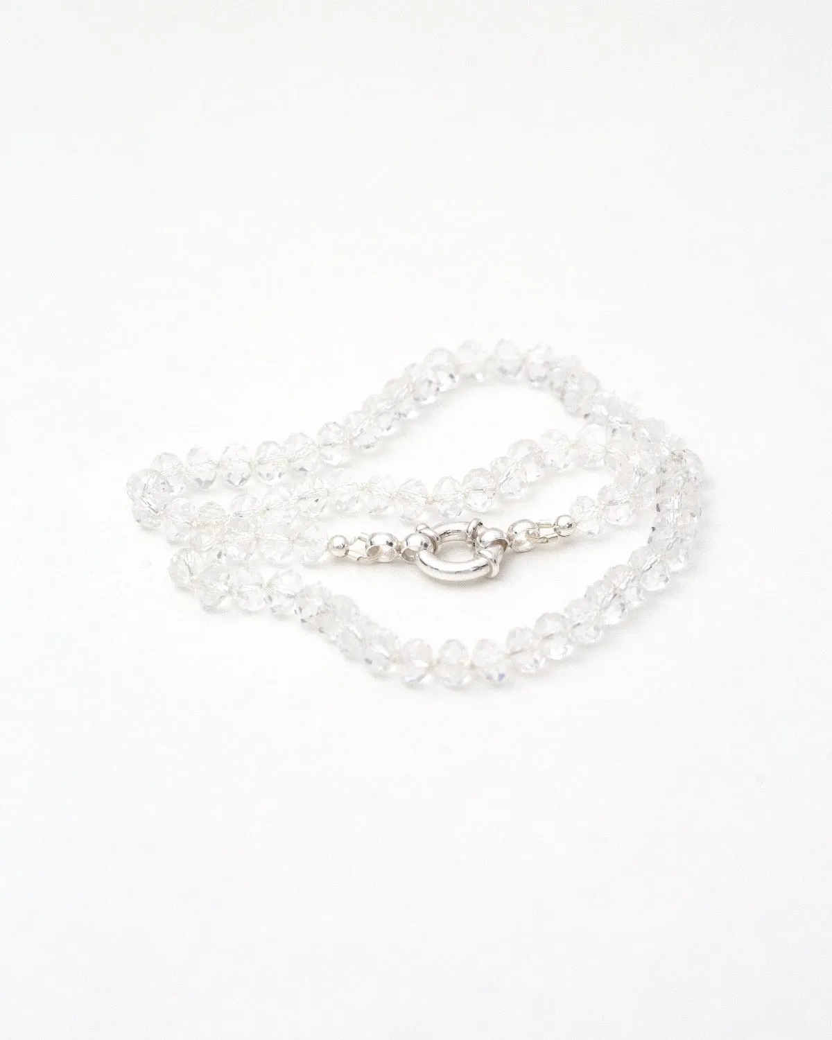 Clear Quartz Crystal Candy Necklace – Faceted