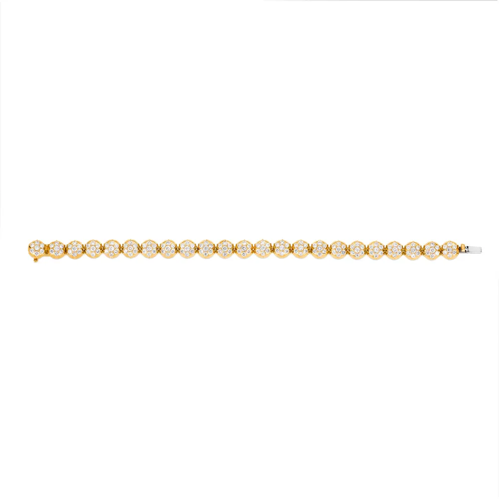 Crown Tennis Bracelet