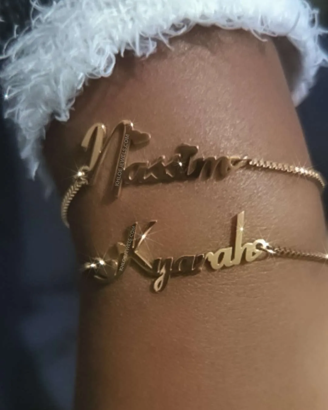 Customized Name Box Chain Bracelet