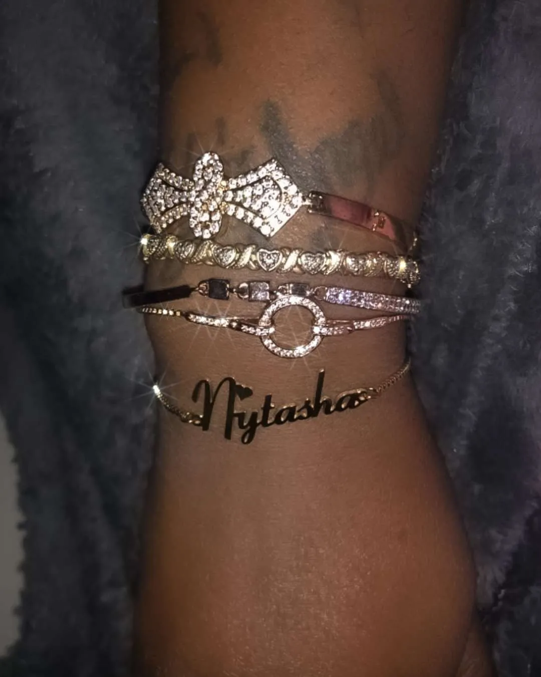 Customized Name Box Chain Bracelet