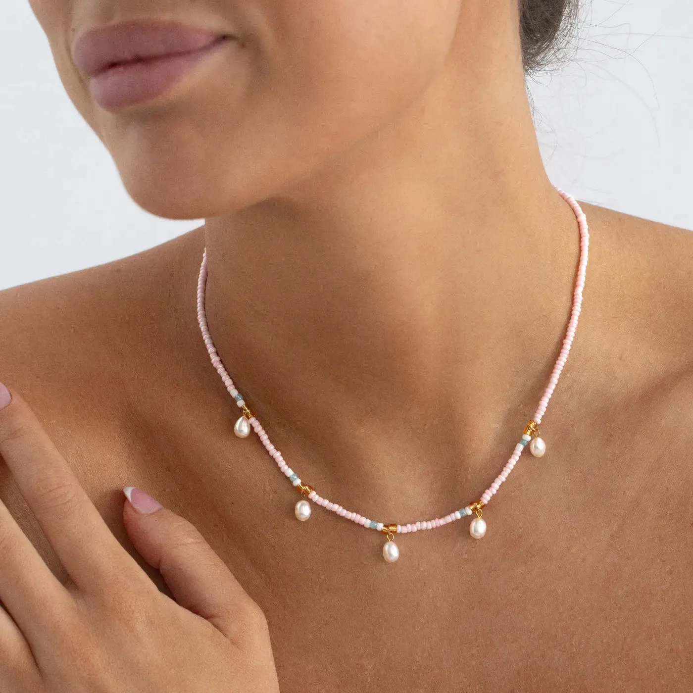 Fanny - Pearl and Bead Colorful Set