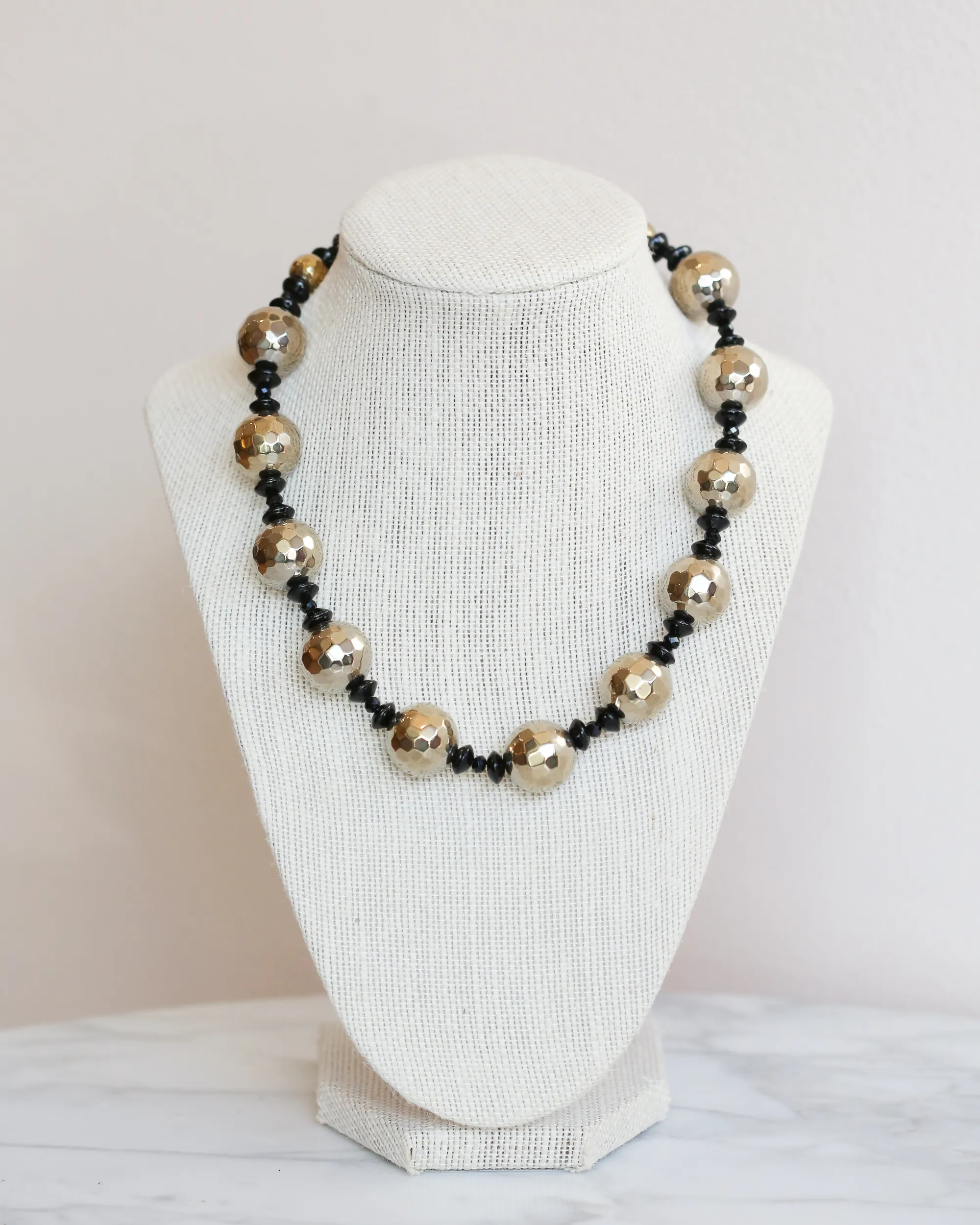 Hematite & Onyx Necklace