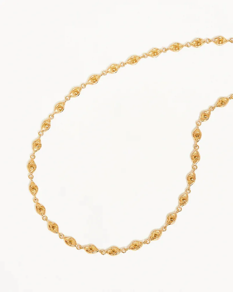 LUCKY EYES CHOKER | Gold