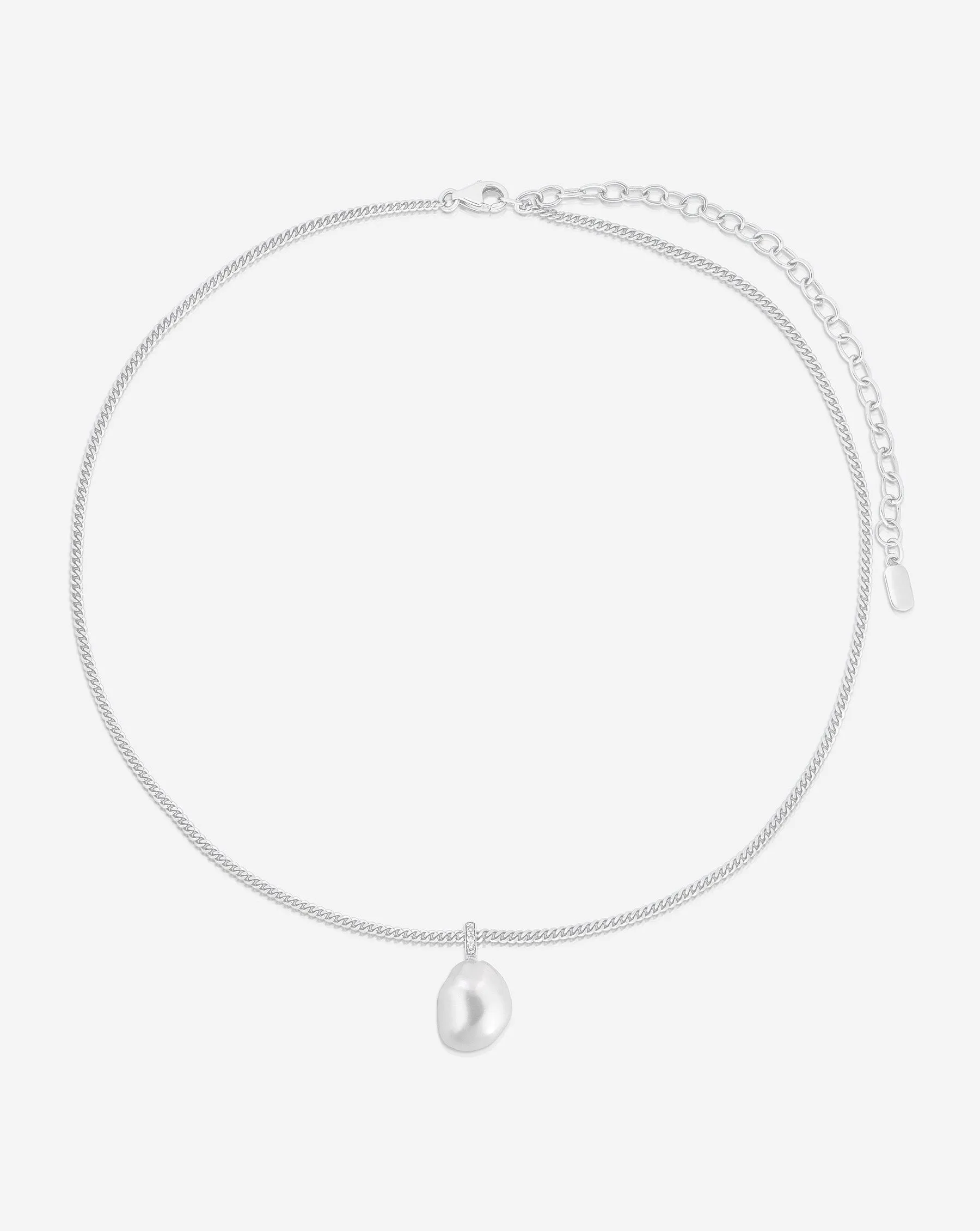 Organic Pearl   Pavé Choker
