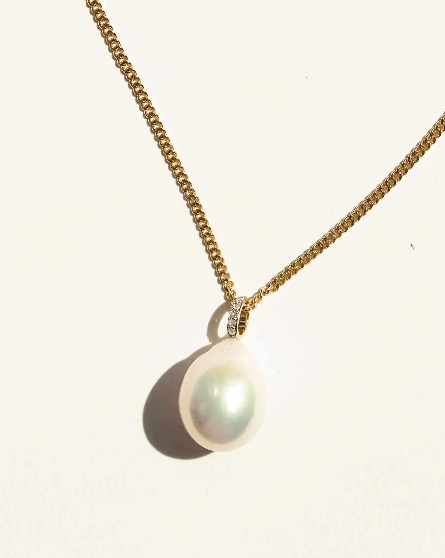 Organic Pearl   Pavé Choker