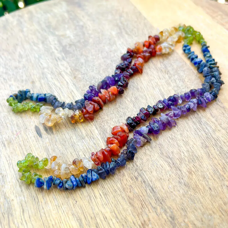 Raw Chip Necklace - 32 in.